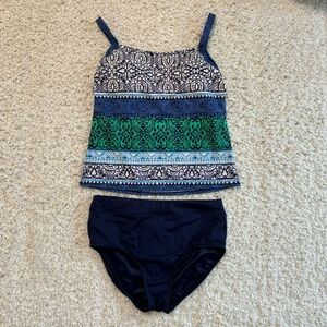 Two Piece Tankini Bathing Suit